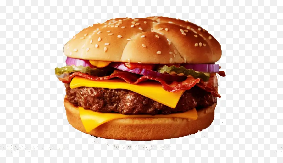 Cheeseburger Duplo，Hambúrguer PNG