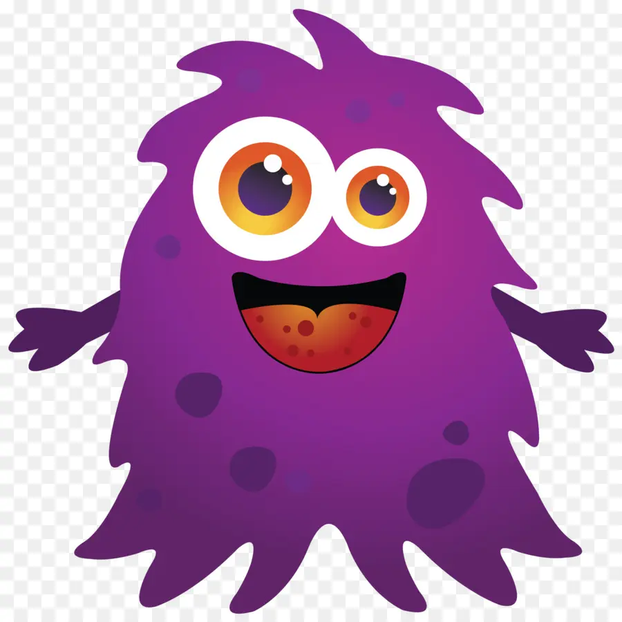 Monstro，Roxo PNG