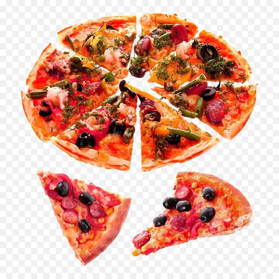 Pizza，Fatias PNG