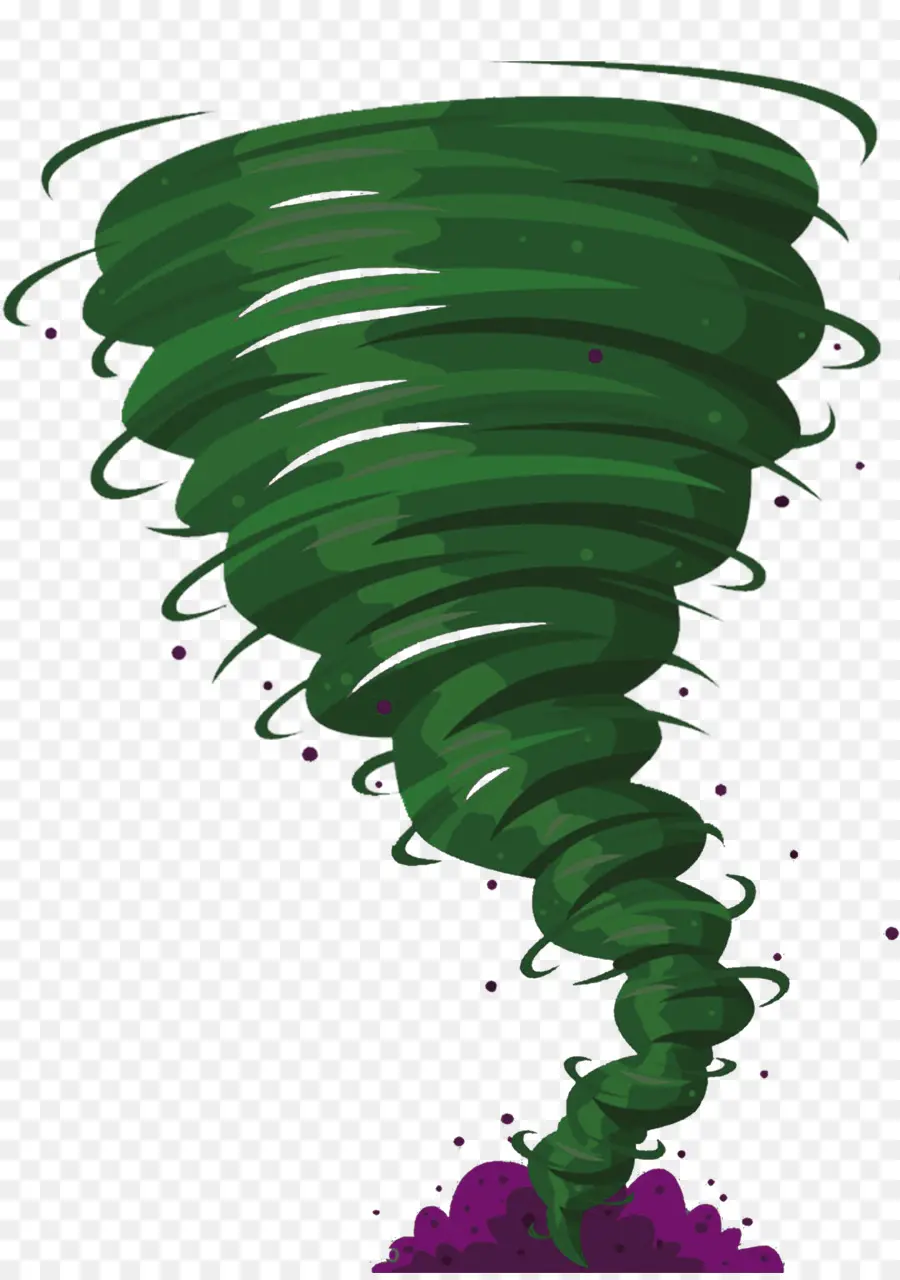 Tornado Verde，Torcido PNG