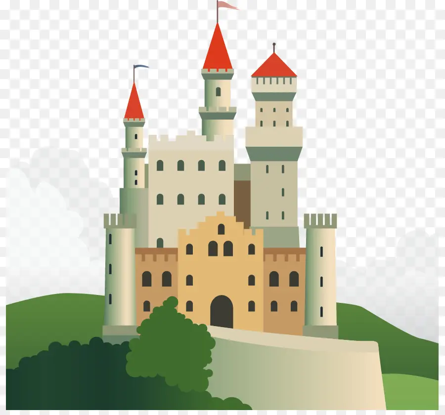 Castelo，Design Plano PNG