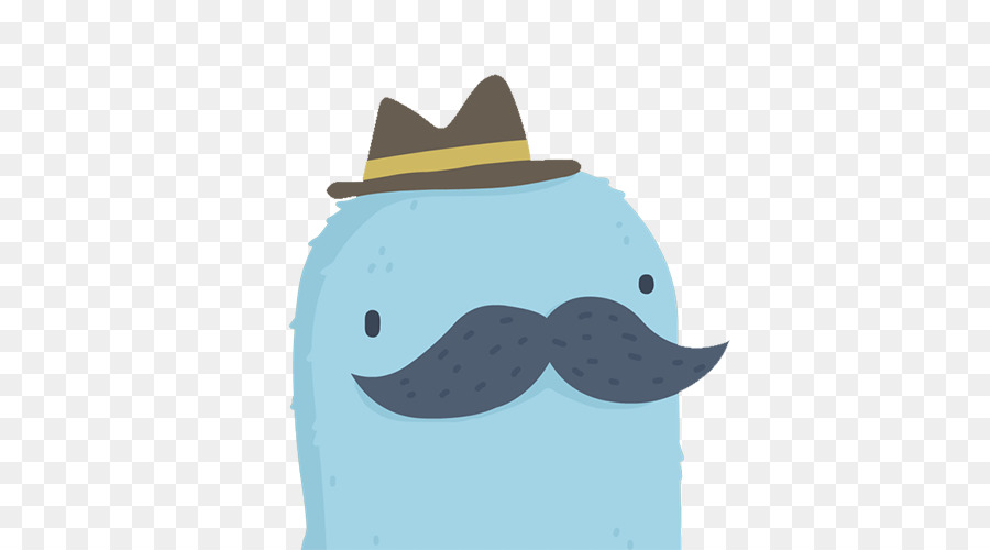 Personagem Azul，Bigode PNG