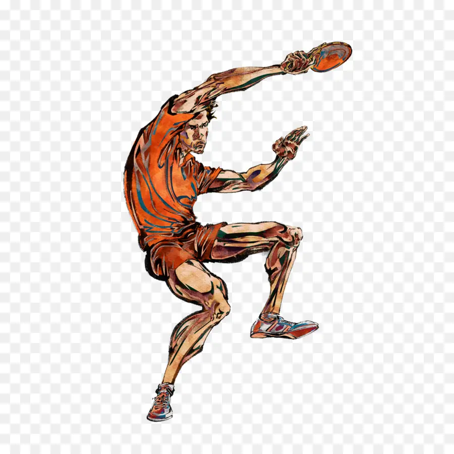 Jogador De Frisbee，Frisbee PNG