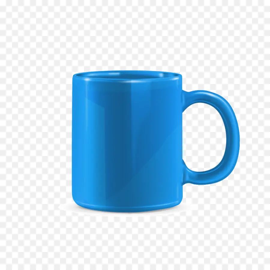 Caneca Azul，Caneca PNG