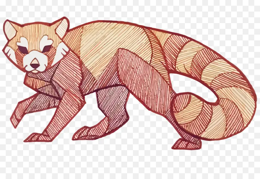 Panda Gigante，Panda Vermelho PNG