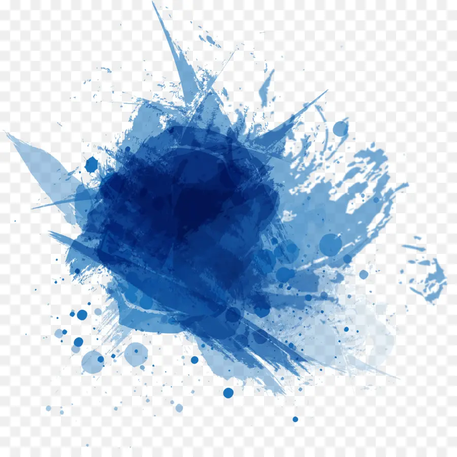Tinta，Azul PNG