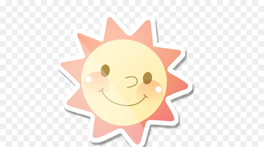 Sol Sorridente，Amarelo PNG