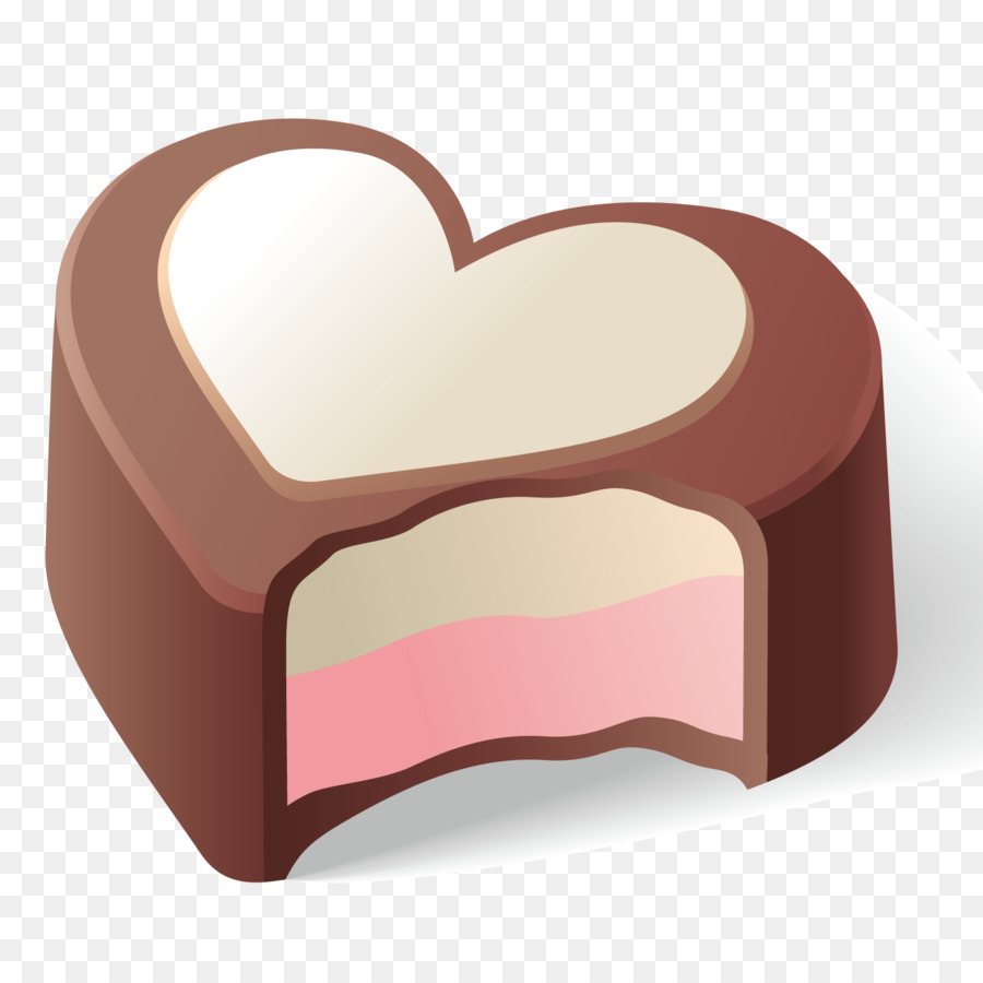 Chocolate Em Formato De Coração，Chocolate PNG