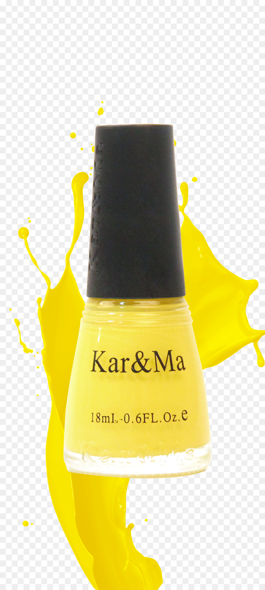 Esmalte Amarelo，Unha PNG