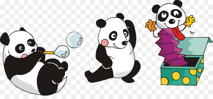 Panda Gigante，De Autocolantes De Parede PNG