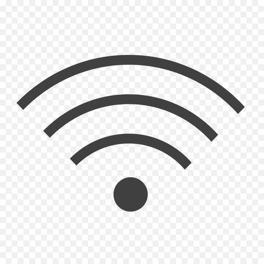 Símbolo Wifi Preto，Sinal PNG