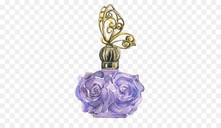 Frasco De Perfume，Roxo PNG