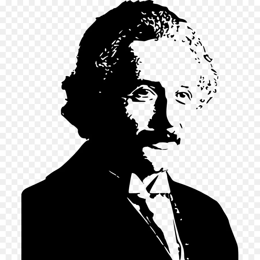 Albert Einstein，Silhueta PNG