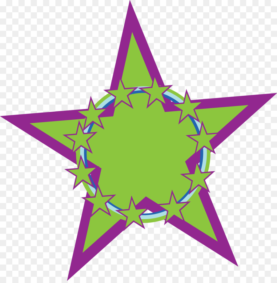 Estrela，Verde PNG