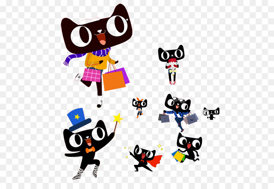 Gatos De Desenho Animado，Compras PNG