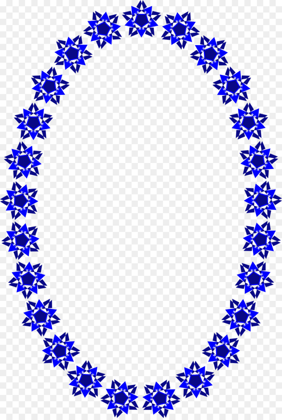 Moldura Floral Azul，Flores PNG