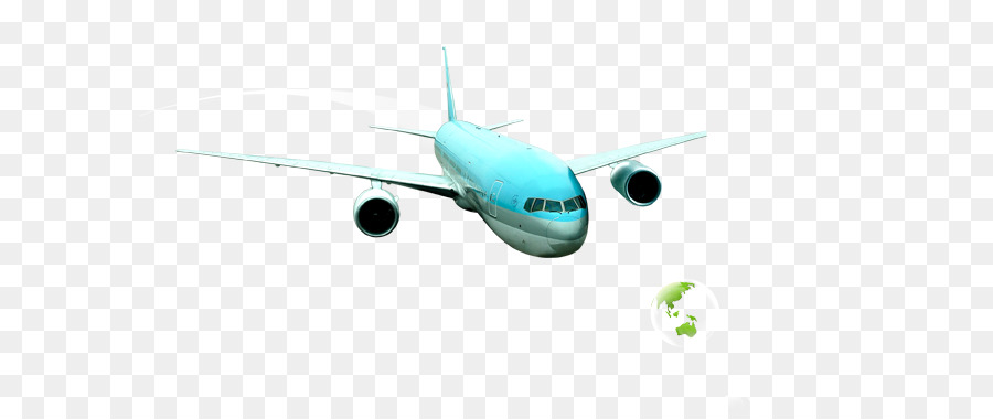 De Avião，Azul PNG