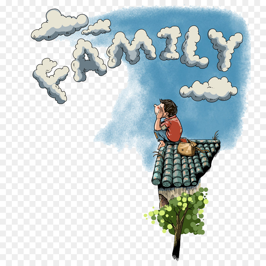 Família，Nuvens PNG