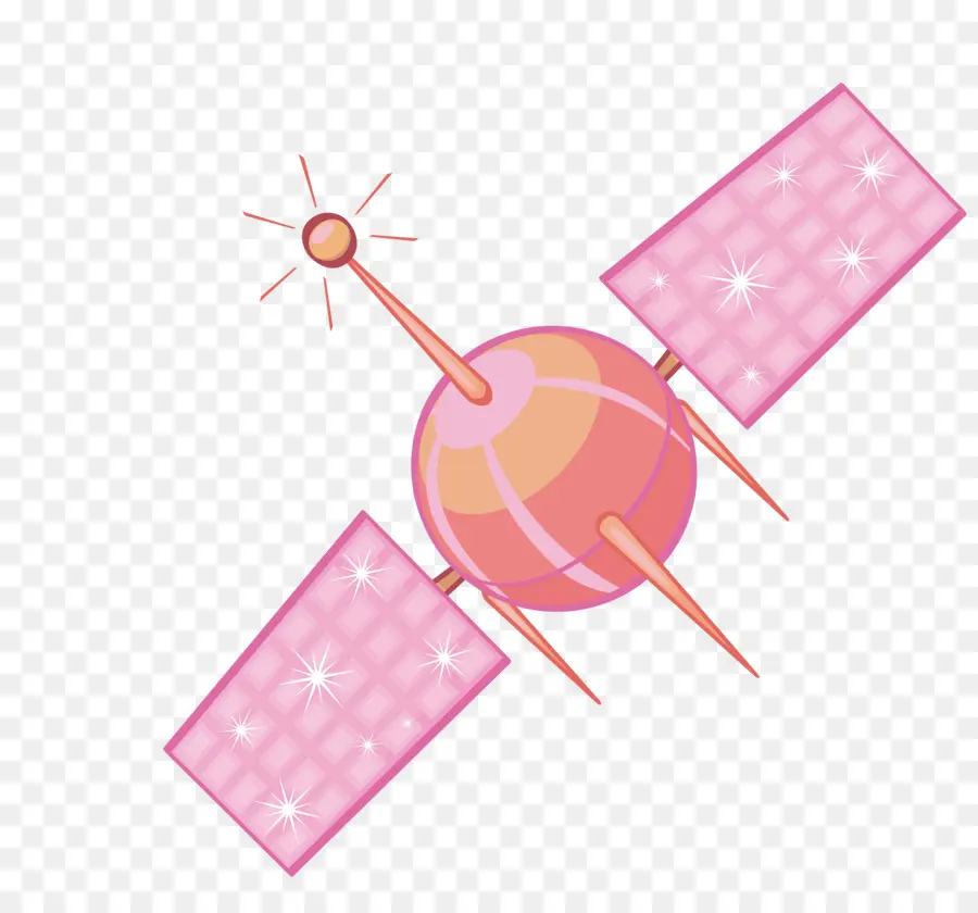 Satélite Rosa，Antena PNG