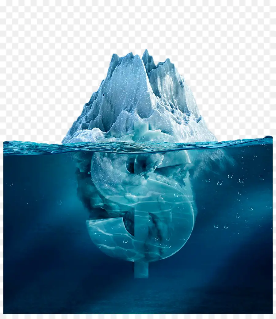 Iceberg，Cifrão PNG