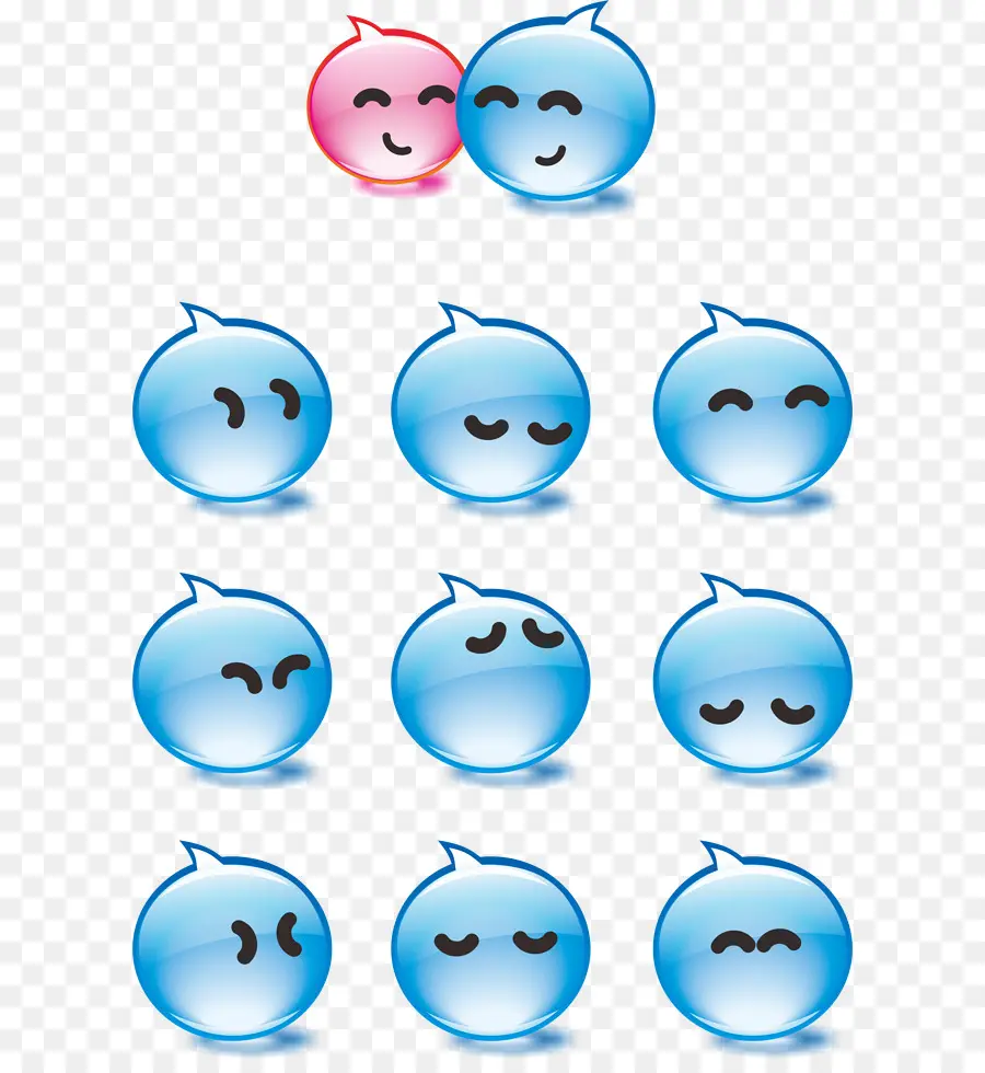 Emojis，Rostos PNG