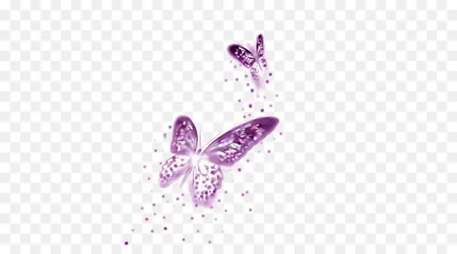 Borboleta，Roxo PNG