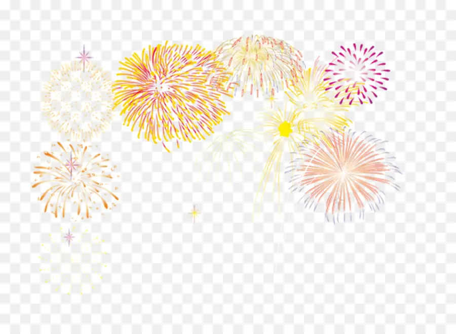 Fogos De Artifício，Colorido PNG