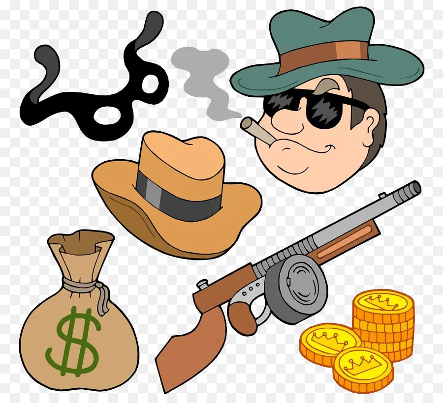 Gangster，Cartoon PNG