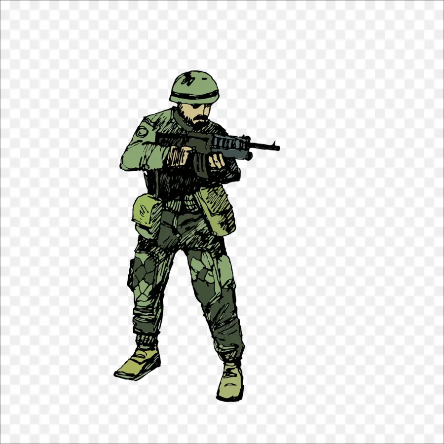 Soldado，Militar PNG