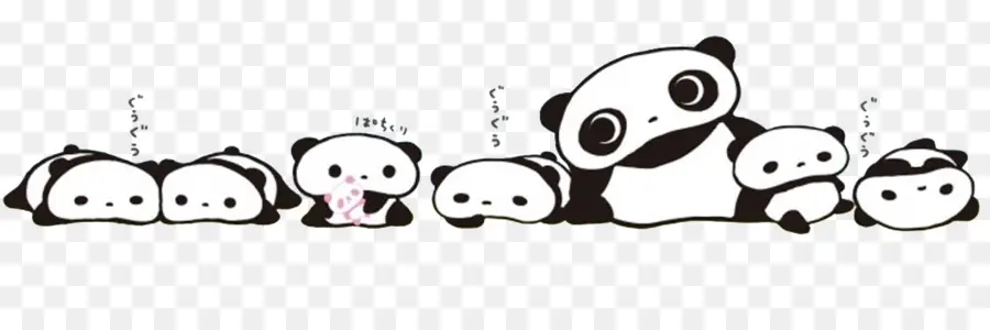 Pandas，Desenho Animado PNG