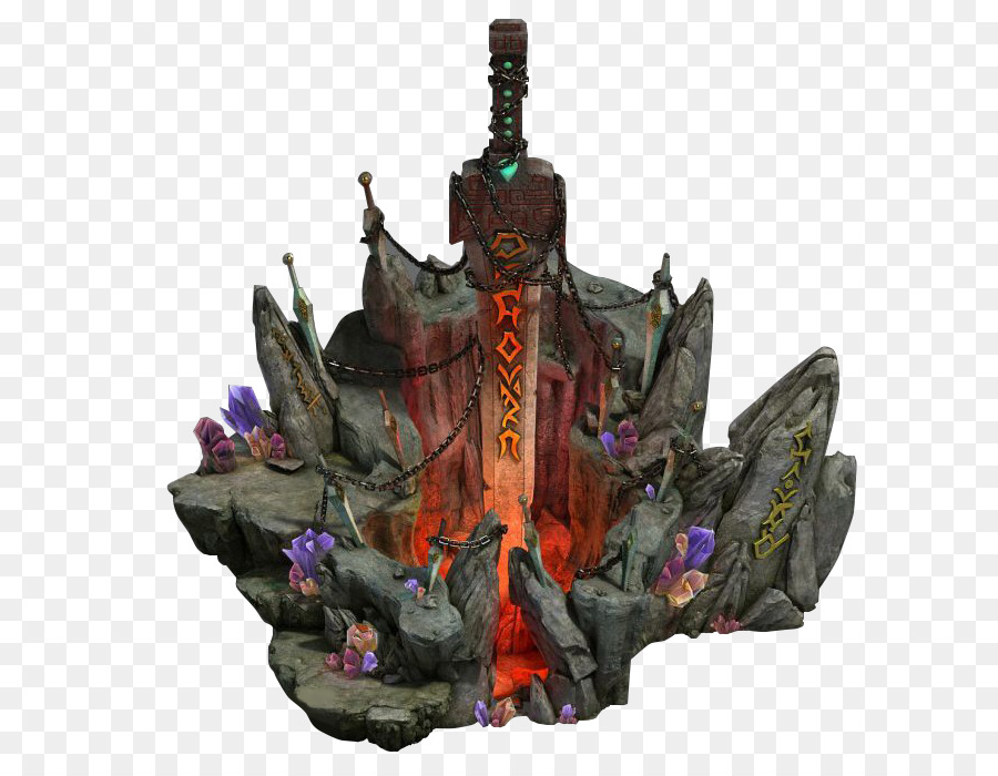 Espada Fantasia，Pedra PNG