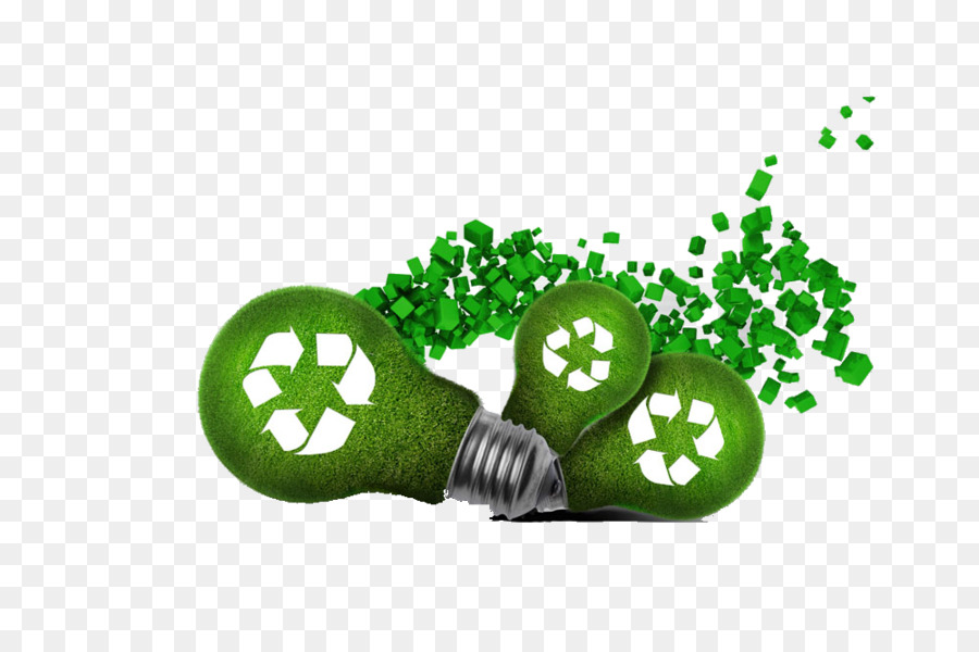 Reciclagem De Lâmpadas，Verde PNG