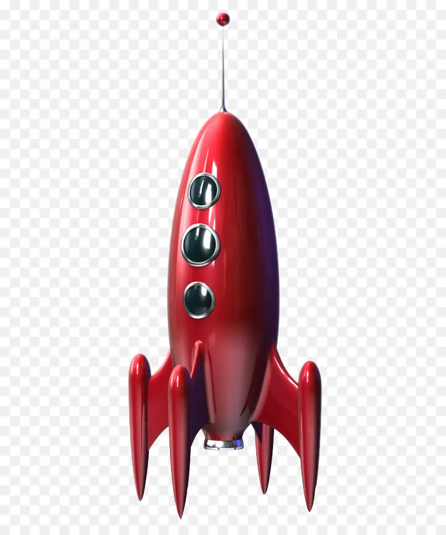 Rocket，Red PNG
