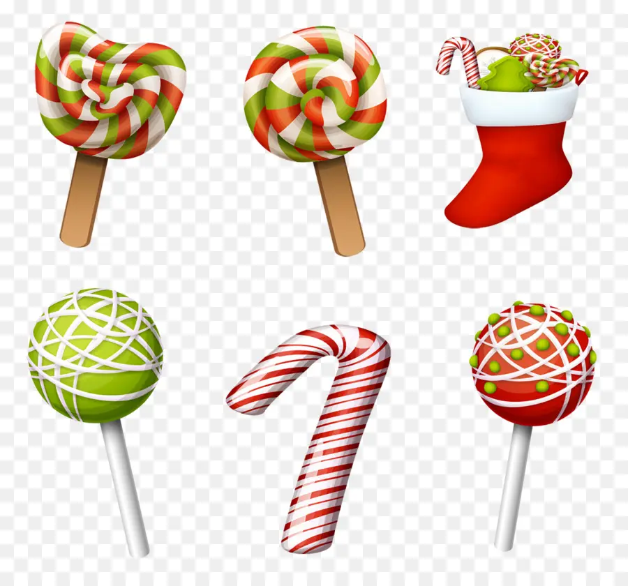 Pirulito，Candy Cane PNG
