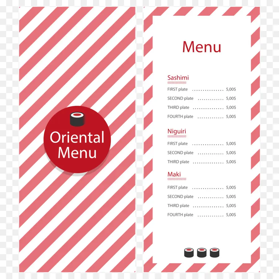 Menu，Sushi PNG