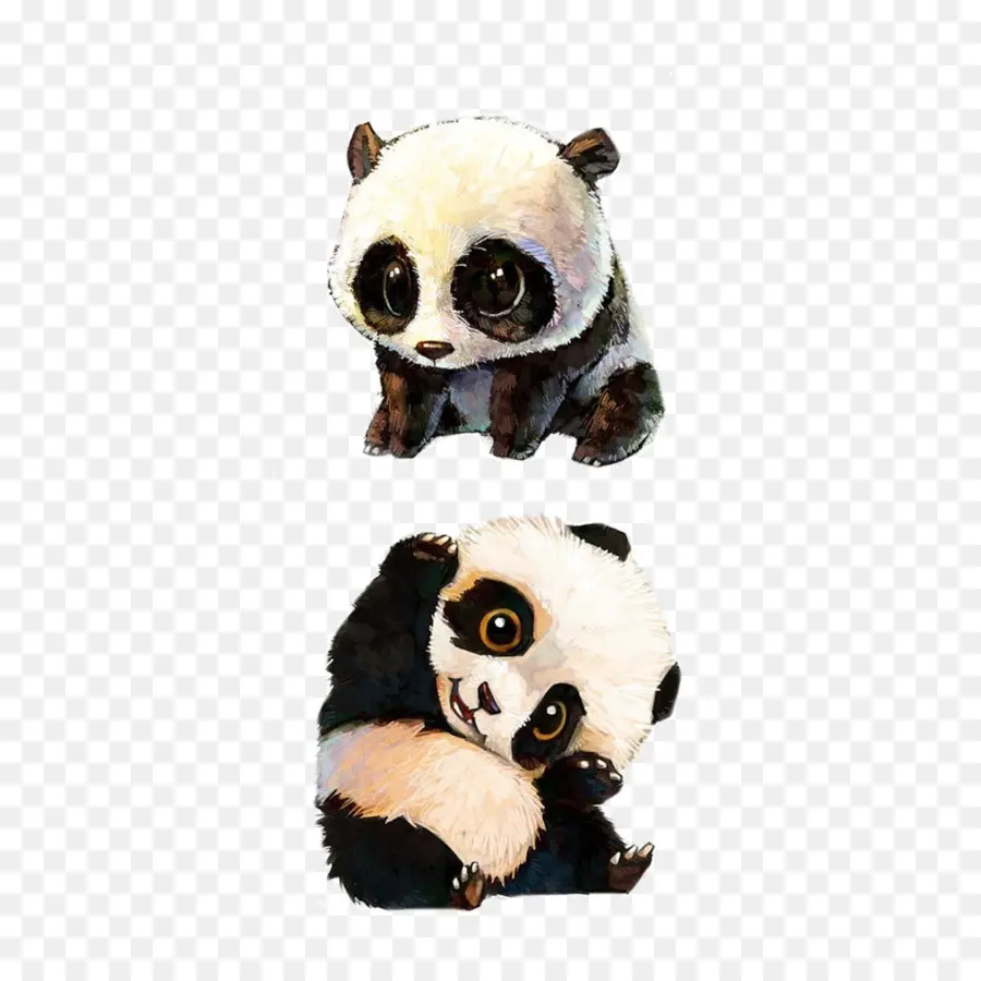 Panda Gigante，Panda Vermelho PNG