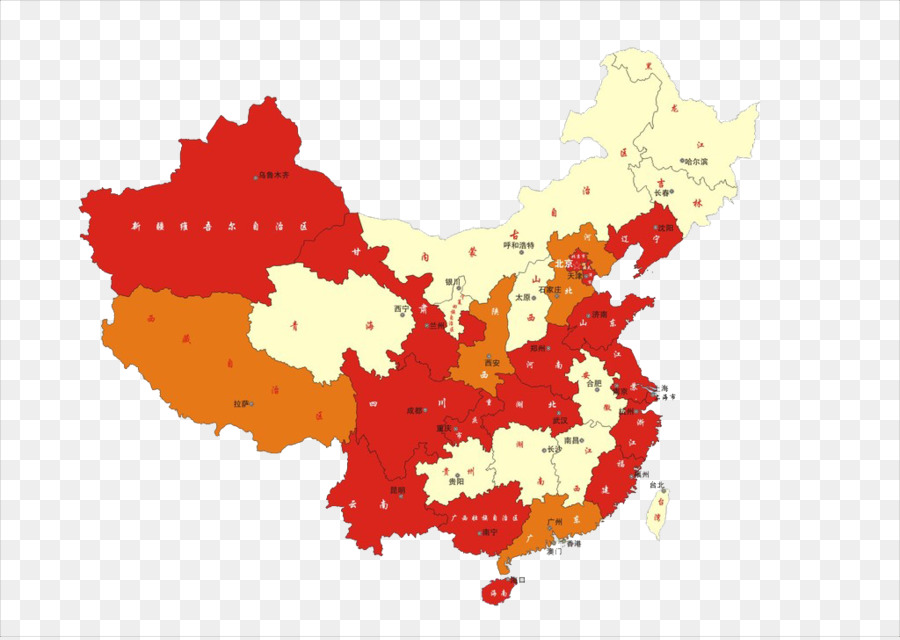 Mapa Da China，Geografia PNG