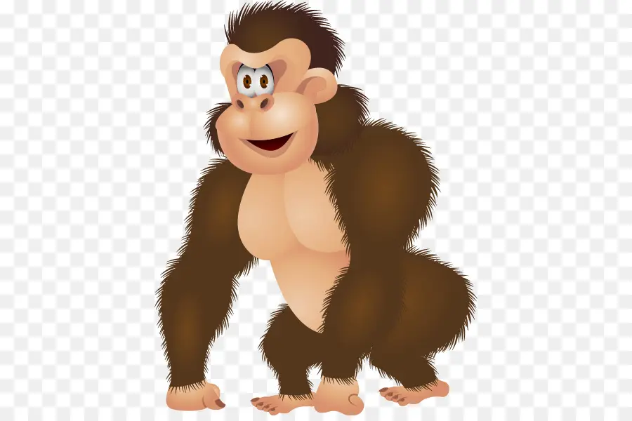 Macaco De Desenho Animado，Bonitinho PNG