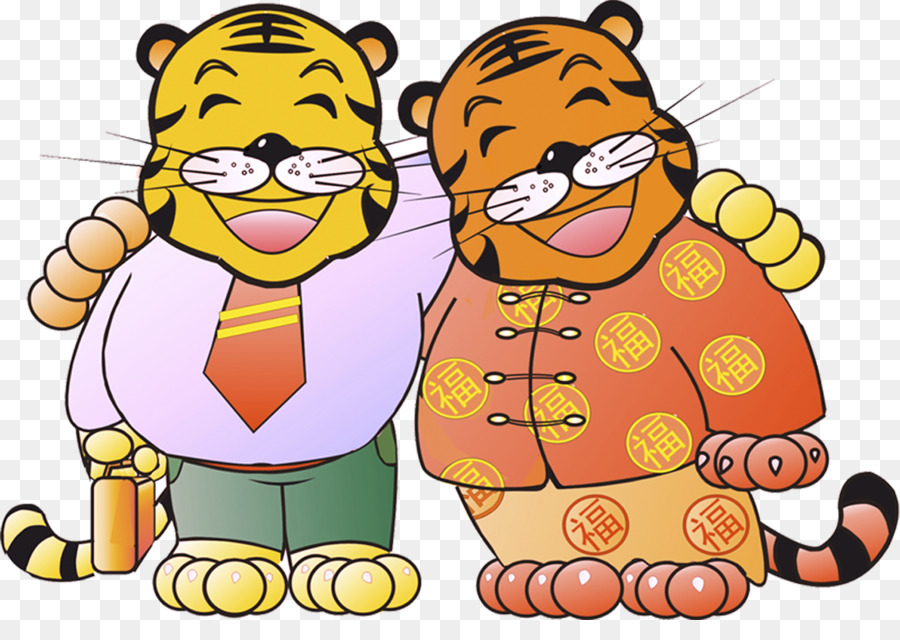 Tigre，Cartoon PNG