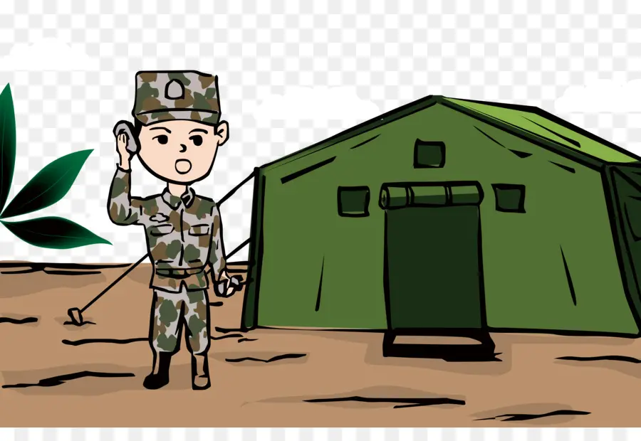 Cartoon，Militar PNG