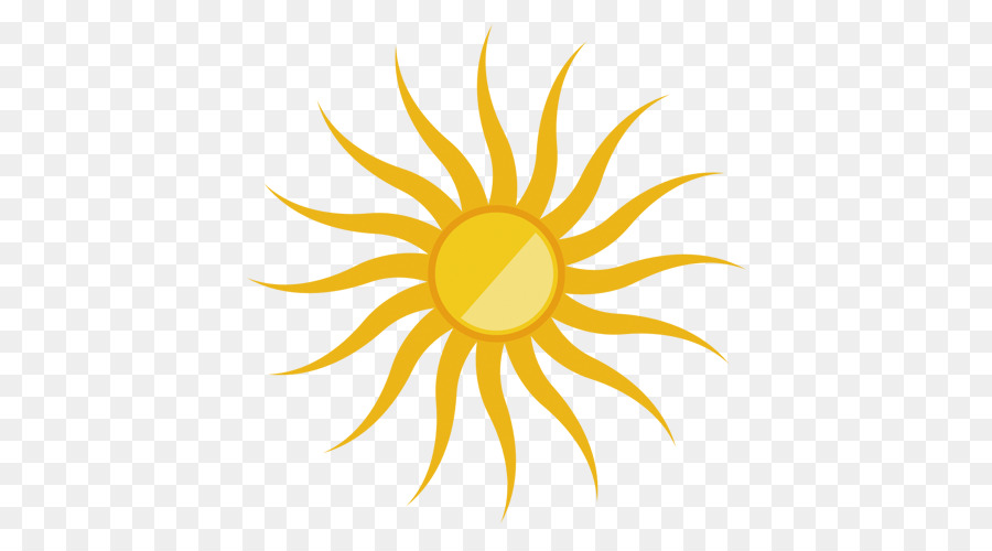 Ilustração Do Sol，Amarelo PNG