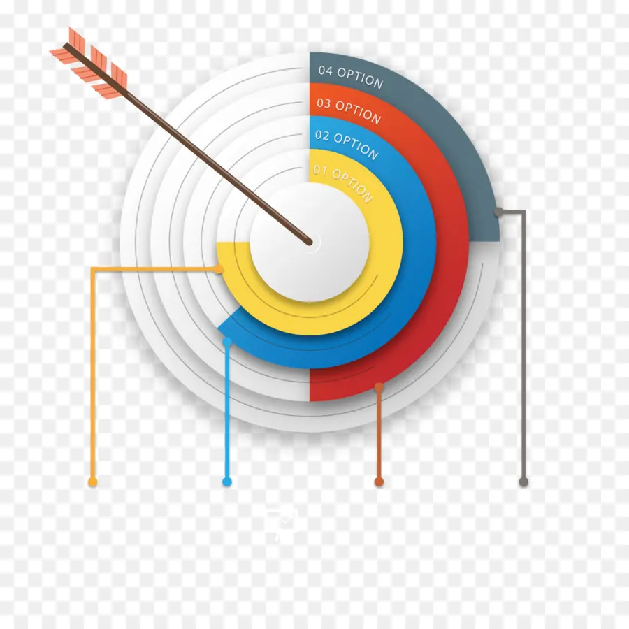 Seta E Gráfico Circular，Seta PNG