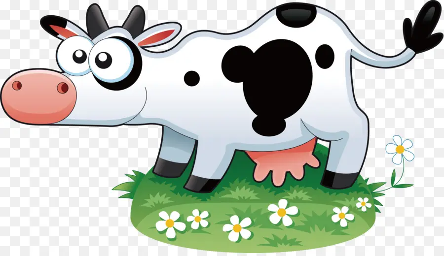 Vaca De Desenho Animado，Animal PNG