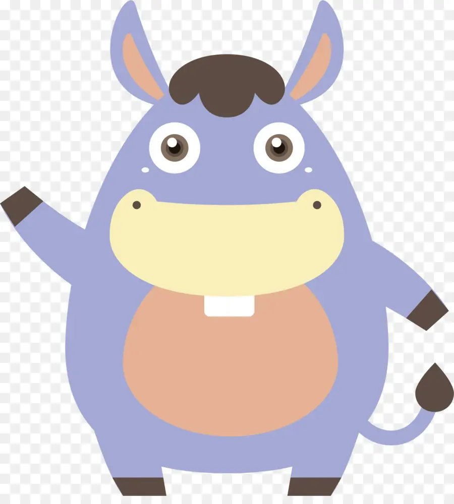 Burro，Desenho Animado PNG