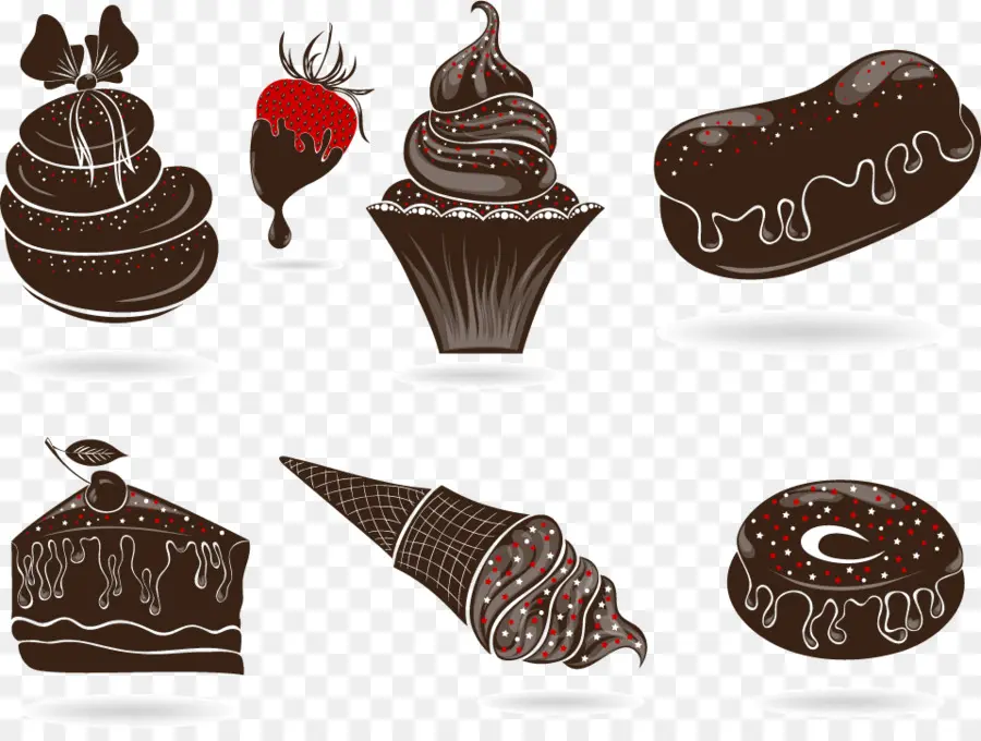 Sorvete，Bolo De Chocolate PNG