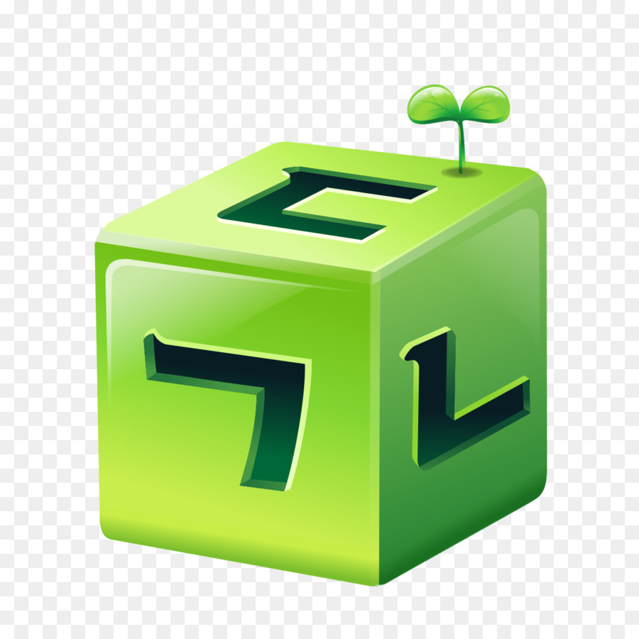 Verde，Cubo PNG