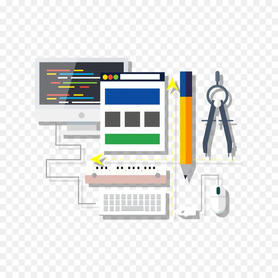 Ferramentas De Web Design，Computador PNG