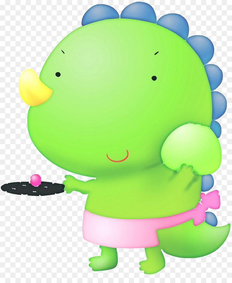 Dinossauro Verde，Desenho Animado PNG