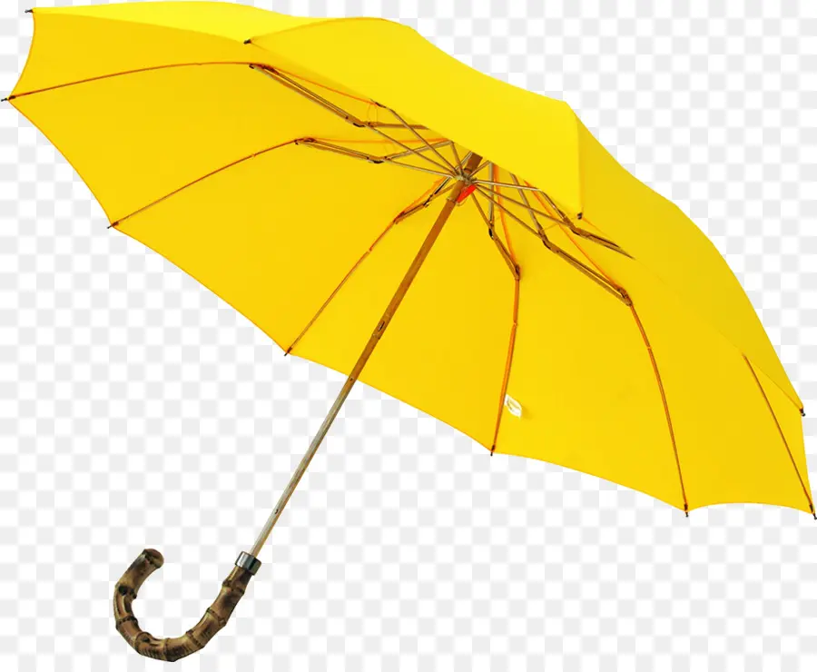 Guarda Chuva Amarelo，Chuva PNG