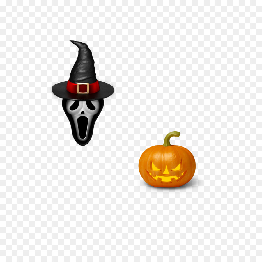 Máscara De Halloween，Abóbora PNG